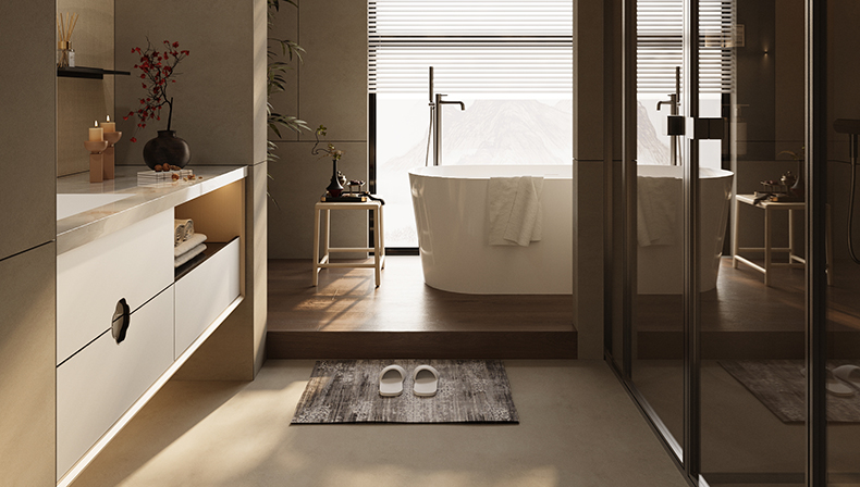 雅·陶然國(guó)風(fēng)衛(wèi)浴全衛(wèi)定制套間